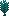 青緑色のフェザーツリー